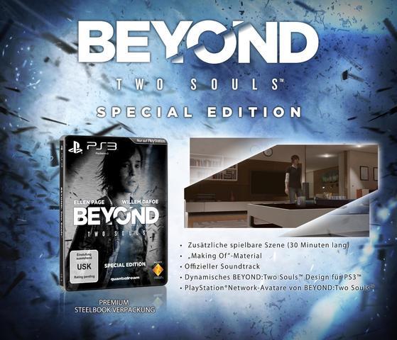 Beyond: Two Souls Die Inhalte der Spezial Edition Beyond Two Souls Spezial Edition Beyond: Two Souls Die Inhalte der Spezial Edition