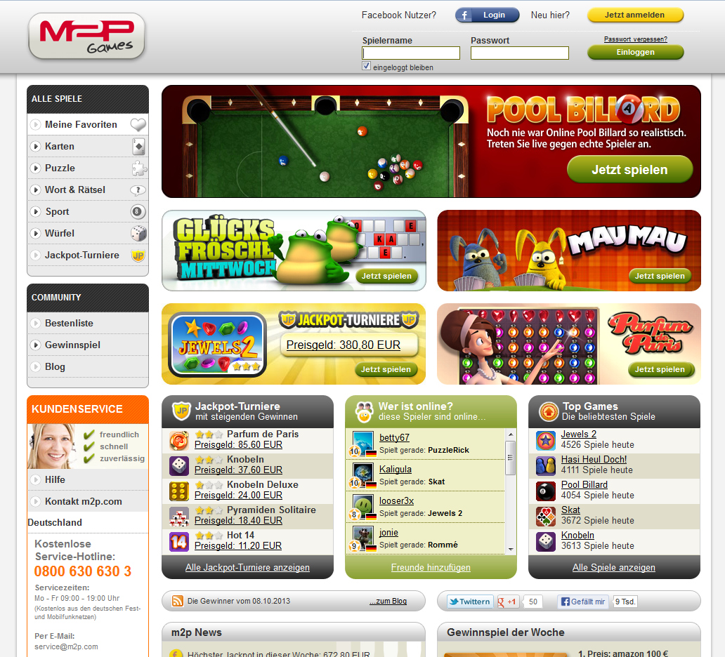M2P Games Screenshot 2 PSN offline? Prüfe dein Geschick bei Skillgames 