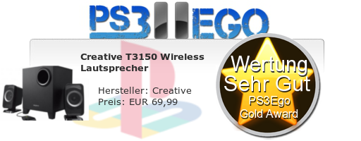 Creative T3150 Wireless Lautsprecher Review Bewertung Sehr Gut Review: Creative T3150 Wireless Lautsprecher im Test
