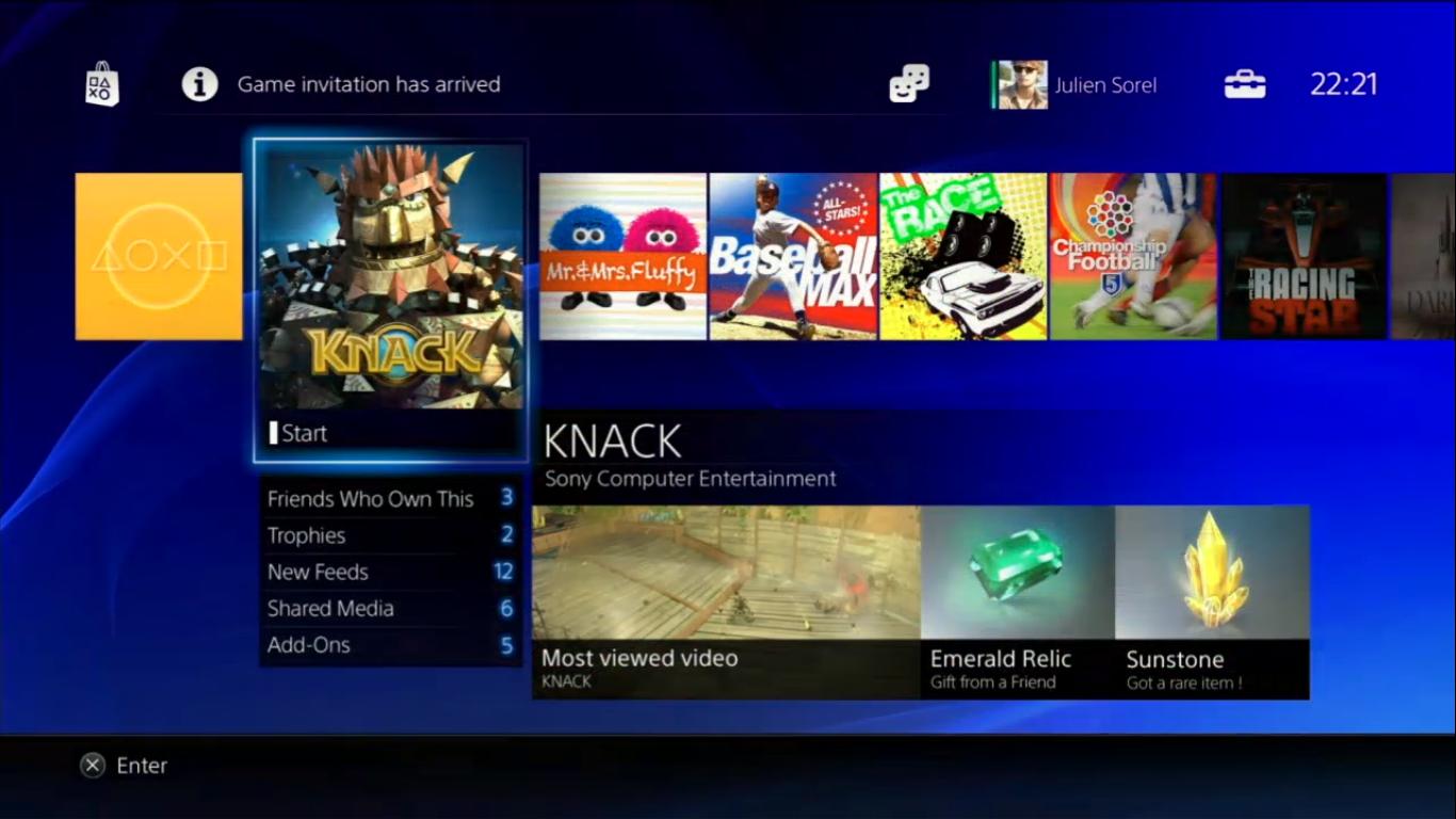 PS4 Interface 01 Sony startet offizielle PlayStation 4 Produktseite