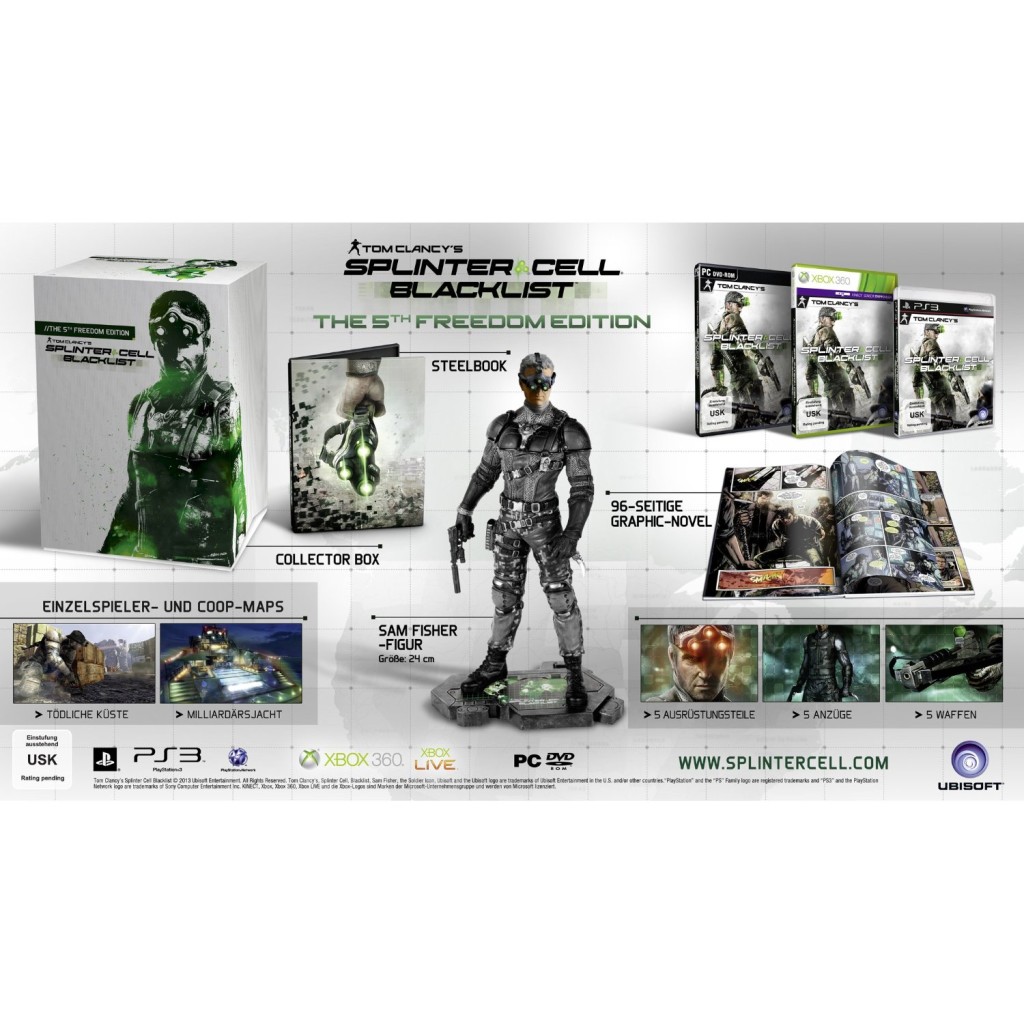 Splinter Cell Blacklist The 5 Freedom 1024x1024 Splinter Cell: Blacklist   Collector´s Editionen stehen zur Vorbestellung bereit
