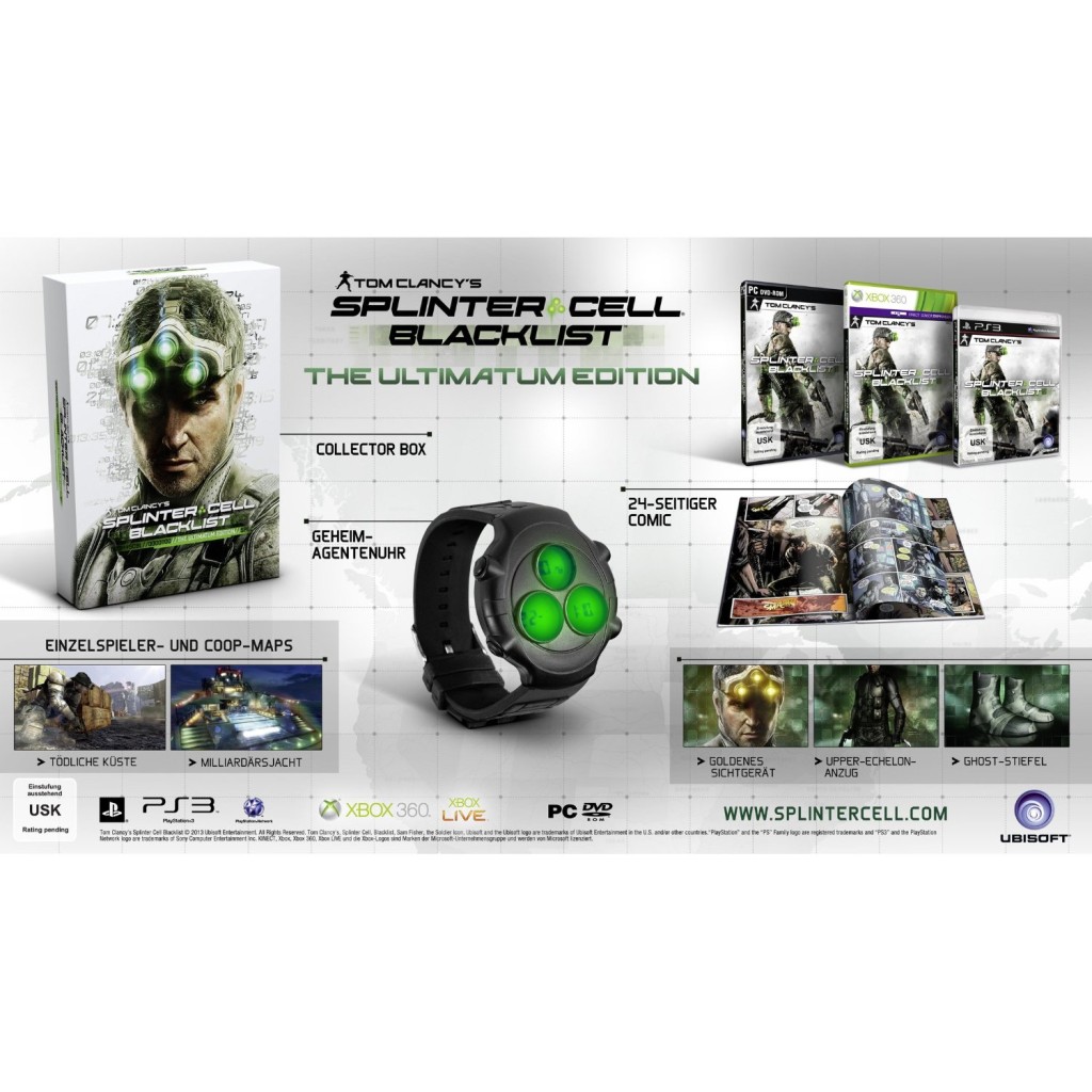 Splinter Cell Blacklist Ultimatum 1024x1024 Splinter Cell: Blacklist   Collector´s Editionen stehen zur Vorbestellung bereit