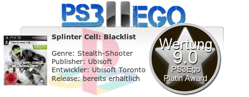 Splinter Cell Blacklist Review Bewertung 9.0 Review: Spinter Cell: Blacklist im heimlichen Test