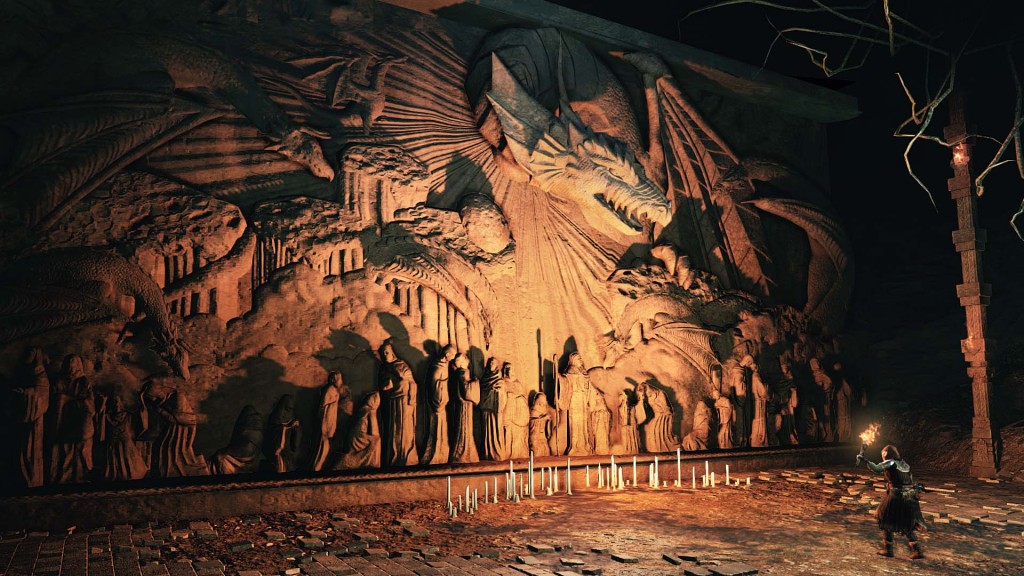 MysteriousMuralPainting 1405341277 1024x576 Dark Souls II   Neue Screenshots zur DLC Trilogie The Lost Crowns